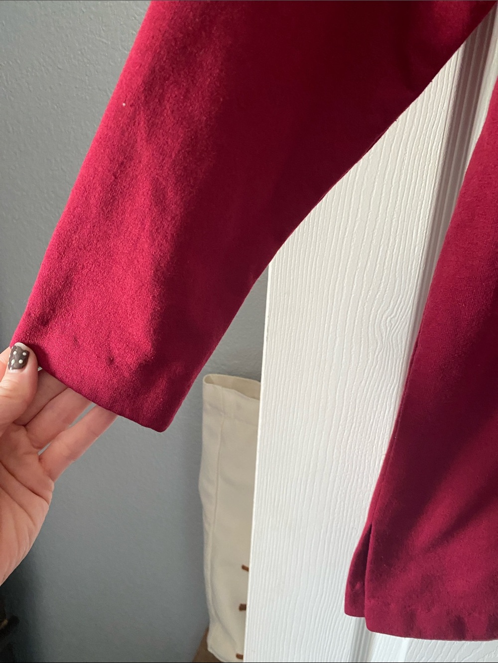 Source Unknown Red Button-Embellished Tree Tunic - Picture 3 of 6